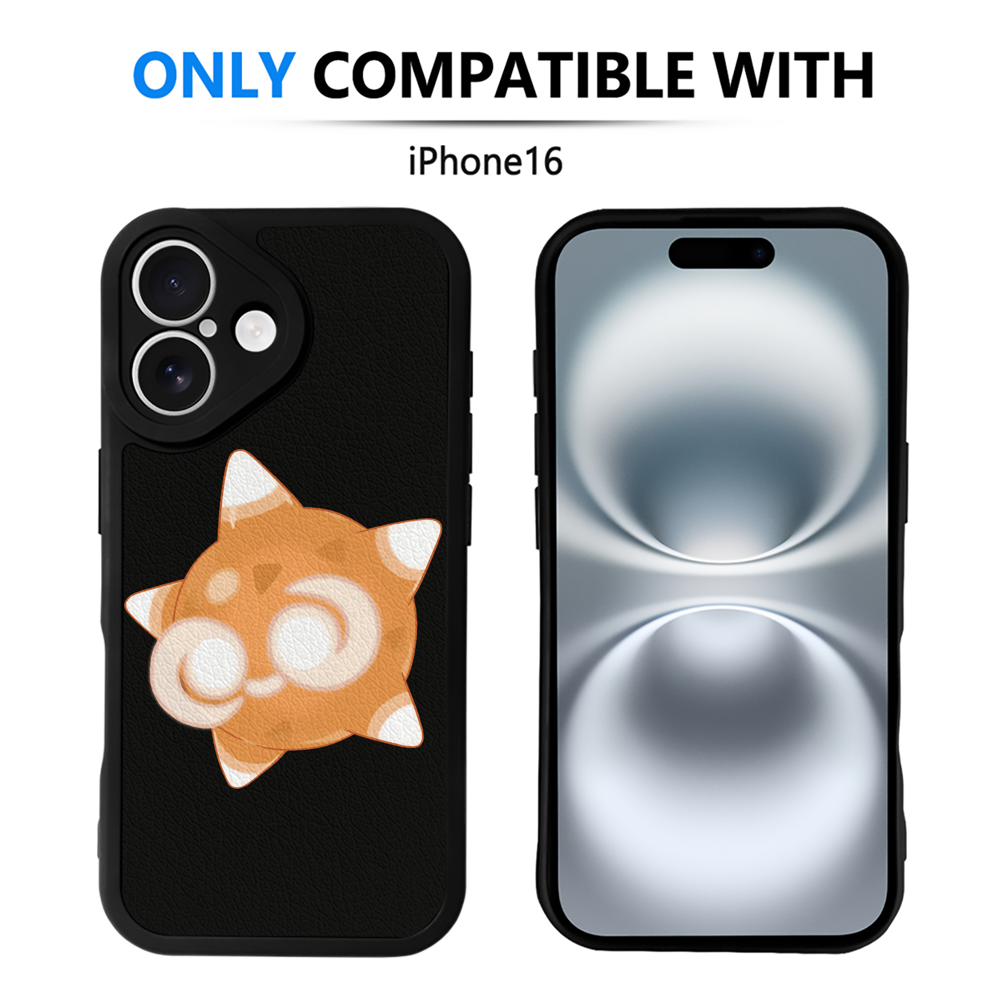 （画像用） ポケットモンスター Pokémon 【iPhone 16シリーズ対応】シリコンスマホケース（レザー調） 材質：シリコン